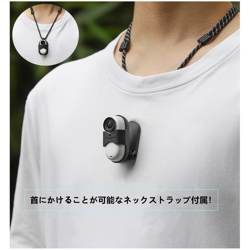 SHEAWA for Insta360 GO 3S/GO3 Magnetic Mount + Neck Strap,