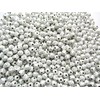 500pcs Silver Cross Acrylic Beads Round Beads 8mm White Craft
