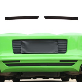 Smoked Black Rear Fog Light Lamp Trim Cover Decoration Exterior Accessories for Ford Mustang 2009-2013