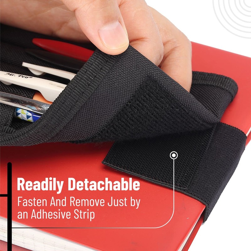 Mr. Pen Adjustable Elastic Pen Holder for Notebooks, Planners and