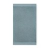 Scallop Pleat Wash Cloth Storm Cloud Bath Towel