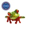 STOBOK 1pcs Computer Decor Frog Lovely Resin 3D Creative Craft