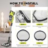 Vacuum Parts Replacement Gasket Compatible with Ryobi 18v Stick Vacuum