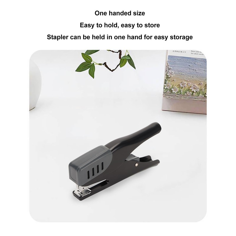 Office Stapler Ergonomic 20 Sheet Capacity Effortless Desktop Stapler Metal