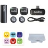 GODOX C01 Kit2 Micrófono Inalámbrico USB-C con Doble Transmisor