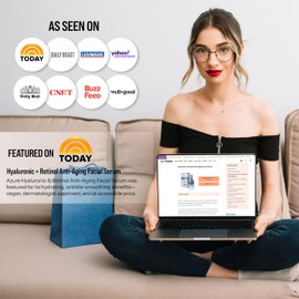 Azure Cosmetics Hyaluronic Acid Serum For Face - Ultra Hydrating, Dermatologist Tested, Anti-Aging Moisturizer for Dark Spots, Fine Lines & Wrinkles - Vegan, Clean Beauty, Korean Skin Care - 1.69 oz