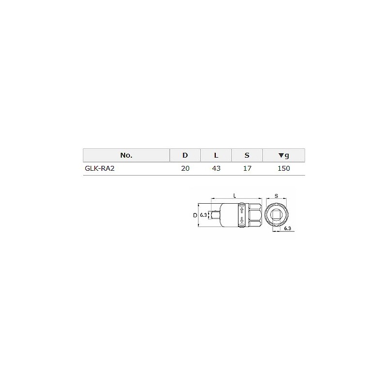 Kyoto Tool Company (KTC) GLK-RA2 Digital Torque Wrench/Rachet Adapter, Screwdriver