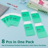 8 Pcs Pocket Protectors for Pen Leaks, PVC Pen Holder