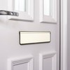 TSS Letterplate 12" in White, Telescopic Sleeved Letter Box for