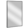 Head West Black Mirror - Rectangular Thin Metal Frame Decorative