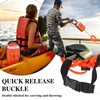 Wowangce Water Rescue Throw Bag with 70 ft x 3/10