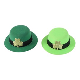FOMIYES St. Patrick's Day Hairpin Set Irish Festive Bowler Hat Clips Decorative Mini Hairpin for Boys and Girls Girls Boys