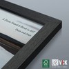 VCK 16x24 Poster Frames Set of 3, Black Solid Wood
