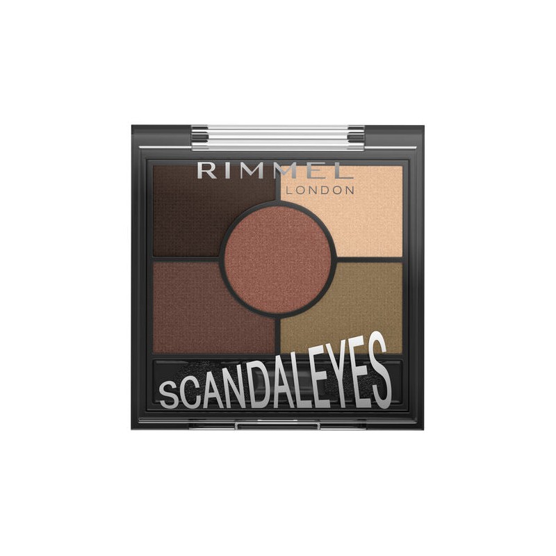 Rimmel Glam Eyes HD 5 Pan Eyeshadow Brixton Brown