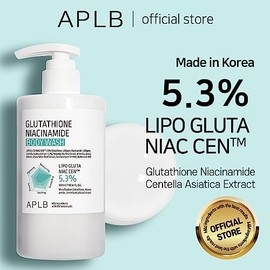 APLB Glutathione Niacinamide Body Wash | LIPO GLUTA NIAC CEN™ 5.3% 10.14 FL.OZ / Korean Skincare, Gentle ingredients for the safety of your skin, Long lasting nourishment and deep moisture for soft skin