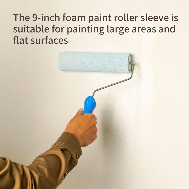 Voomey 9 Inch Foam Paint Roller, High Density Foam Roller