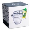 bar@drinkstuff Manhattan Nights Stainless Steel Ribbed Ice Bucket 1.8ltr