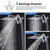 G-Promise All Metal 12 Inches Rainfall Shower Head with Handheld