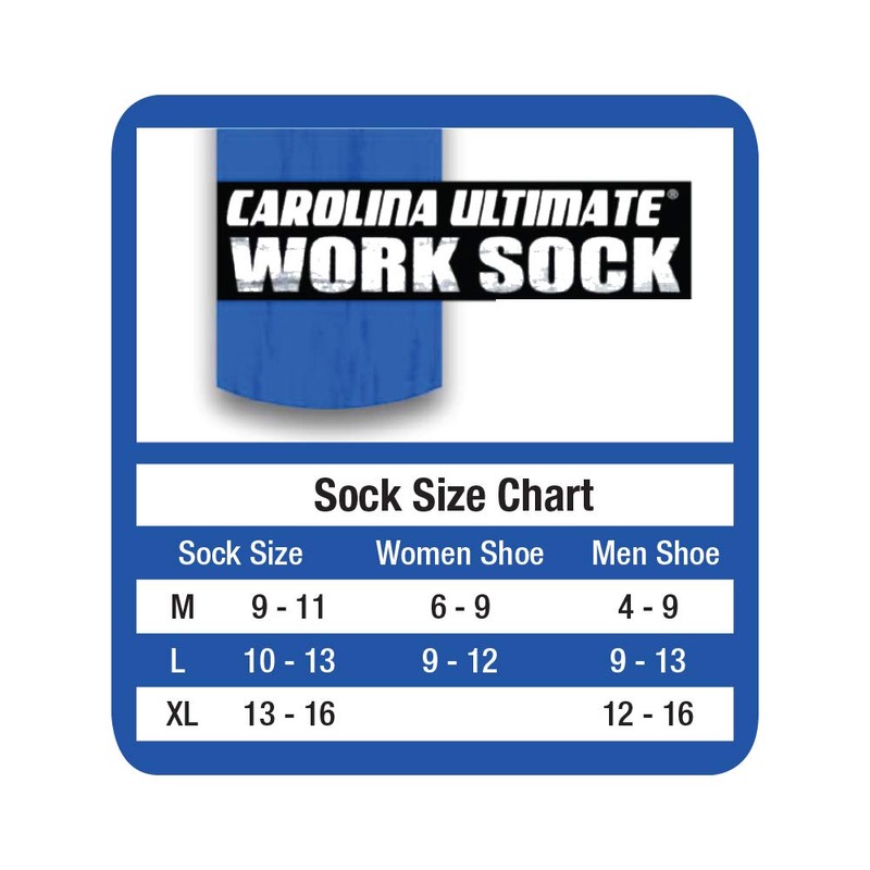 Carolina Ultimate Work Compression Over The Calf Sock 1 Pair,
