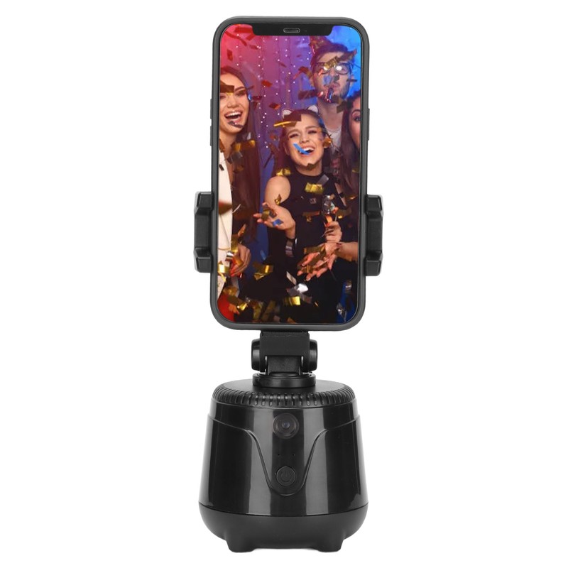 360 Tracking Phone Holder Face Tracking 360 Degrees Rotation AI