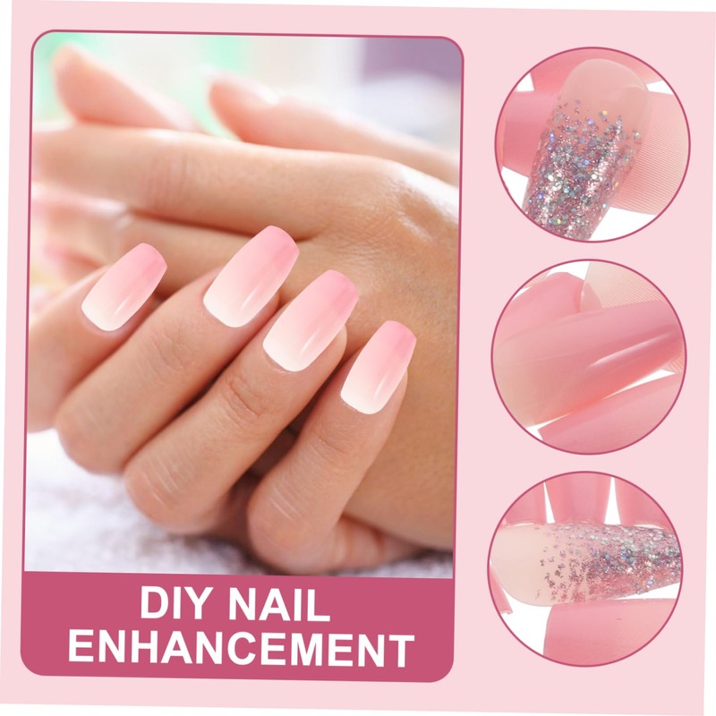 Healvian 24pcs Women Press on Nails Short False Nails Tips