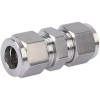 Hardwareeeer 304SS Compression Tube Fitting Union with Double Ferrules 3/8"