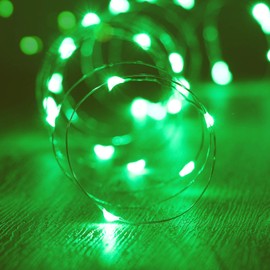 Tasodin led Fairy Lights Waterproof 16.4ft String Lights Battery Operated for Wedding, Home, Garden, Party, Christmas Decoration (1pc, Green)