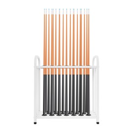 AngelcityCC Pool Stick Holder Freestanding Pool Cue Holder Floor Stand 20-Hole Billiard Cue Racks for Game Room Billiard Room Decor Club Pool Table Accessories