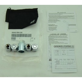 Honda NEW Genuine OEM 2003-2018 Accord Civic CR-V Fit Pilot Wheel Locks 08W42-SNA-100