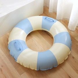 AiMMei Float, 39.4 inches (100 cm), Adult, Handle, Durable, Stable, Leak-Resistant, Float, Stylish, O-Shaped, Summer, Heat Prevention, Bon Festival, Pool, Beach, Birthday, Junior High School Student,