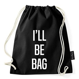 Sambosa, gym, sports bag with hipster quotes, black