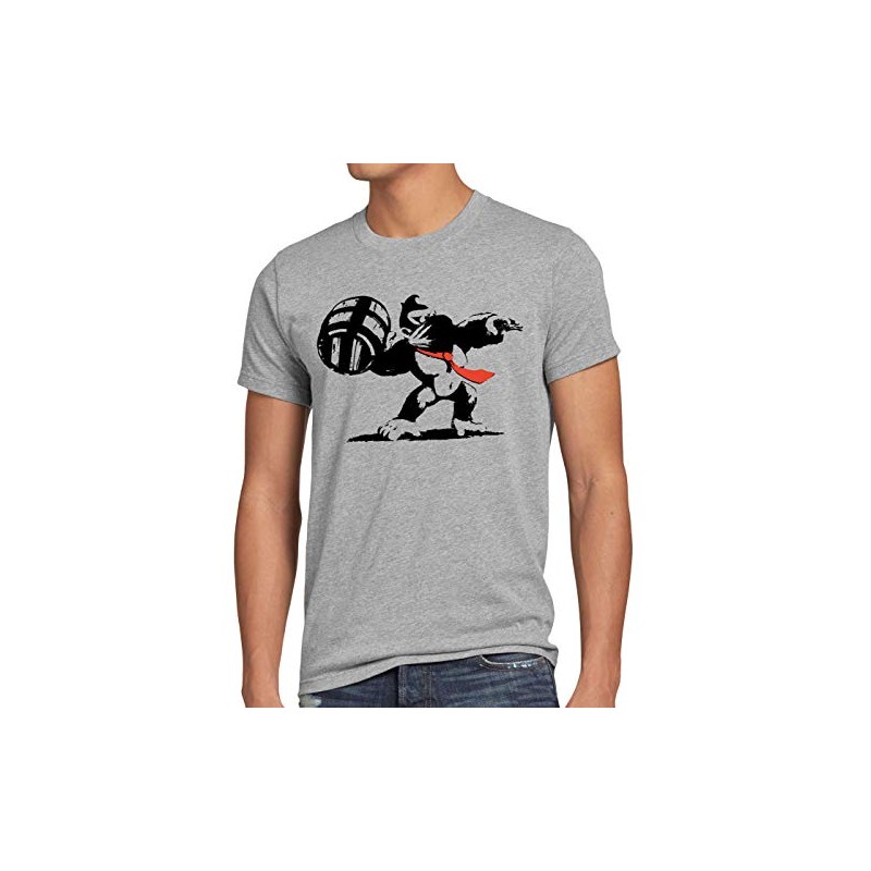 style3 Graffiti Kong Herren T-Shirt Donkey pop Art Banksy Geek