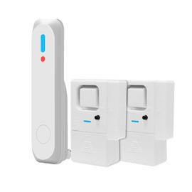 AGSHOME Alarmanlage Mit Lauter 120db Sirene, 2 Fenster Tür Sensoren - Fensteralarm Alarmanlage Tür Mit App, Erweiterbar, für Haus, Wohnmobil, Wohnung, Garage, Büro…