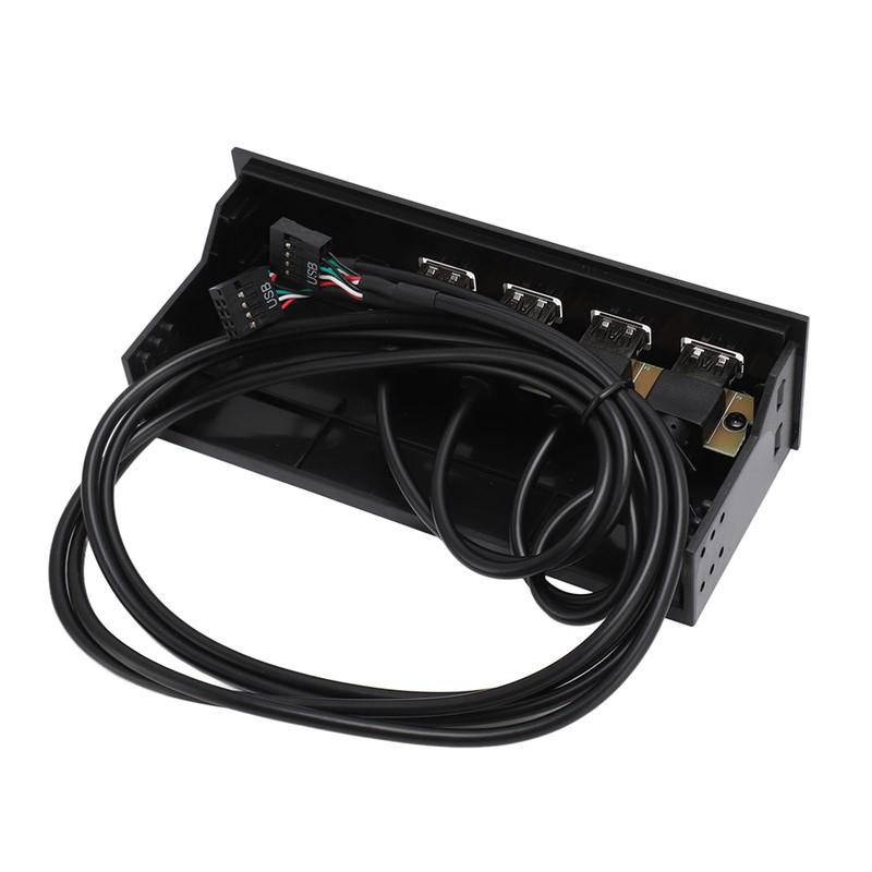 USB Front Panel Hub 5.25in 4 Ports High Speed Stable
