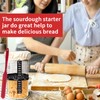 INFTYLE Sourdough Bread Starter Jar Kit 34oz Large Capacity Glass