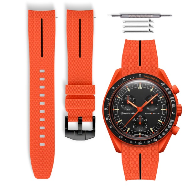 HORACE Universal rubber quick release strap compatible with Omega x