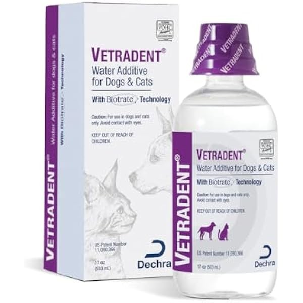Vetradent® Water Additive for Dogs and Cats, 17 oz