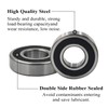 AcbbMNS 10 Pack 6203-2RS Ball Bearing 17x40x12mm Rubber Sealed Ball