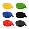 HUAZIZ 6 Rolls of Velcro Cable Ties, Reusable, Multicoloured Velcro