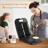 Aigostar Waffle Maker, 4-Slice Nonstick Waffle Iron, 1400W Square Waffle