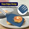 HOTEC Heat Resistant Silicone Solid Turner, Slotted Kitchen Spatulas set
