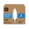 GE Ultra Bright LED Light Bulbs, 100W, Daylight Candle Lights,
