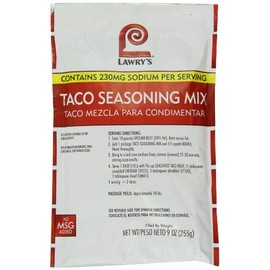 Lawrys Taco Seasoning Mix, 9 -Ounce Packages (Pack of 6)