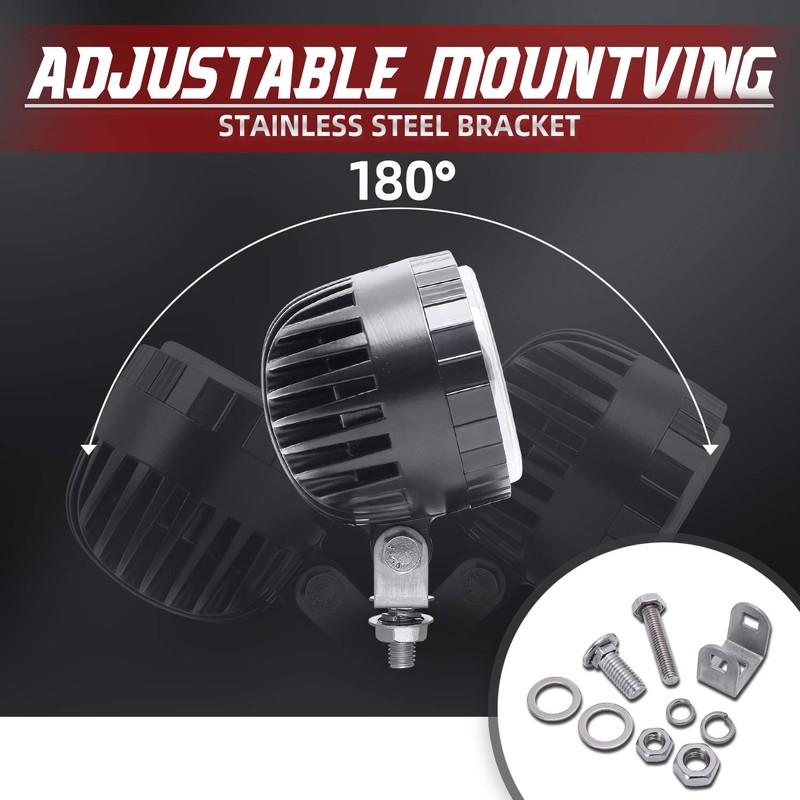 ONERAY 8PACK Forklift Safety Light 8w Blue Spot Lights for