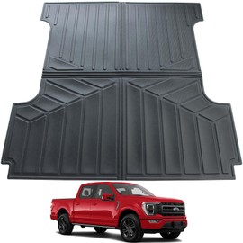 Truck Bed Mat Compatible for 2015-2024 Ford F150/2022-2024 F-150 Lightning 5.5 FT Short Bed, Rubber Truck Bed Liner, Bed Mat Car Accessories for All-Weather Protection, Prevent Slipping or Damage
