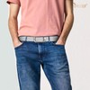 JASGOOD Men Elastic Braided Woven Stretch Belt 1 3/8 Casual