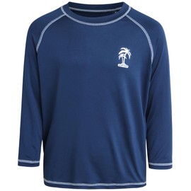 iXtreme - playera de natación para niños con protección solar y arena de secado rápido para niños (2T-20), marino, 8