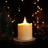 FREEPOWER Rechargeable Flameless LED Votive Candles with Timer Remote -
