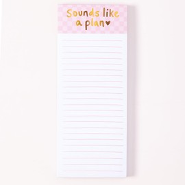 WORLD TRAVELER Eccolo Dayna Lee To Do List Notepad, To Do Magnetic Shopping List Pad for Fridge and Home, Lined Message Pad for Kitchen, 100 Pull-Off Sheets (4x10 Inches)