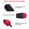 MultiFunctional Hair Dryer Blowing Comb Adjustable Hair Straightening Curler Styling